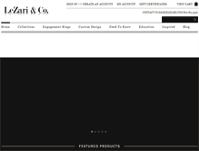 Tablet Screenshot of lezari.com